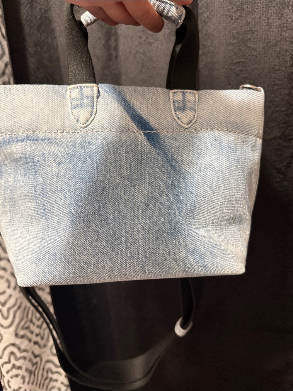 Coach Loved denim mini tour tote bag - Picture 2 of 12
